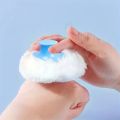 Soft and Safe Baby Powder Puff for Infants and Toddlers - Round Container Included. 