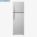 SKYWORTH Silver Color Double Door 275 Ltr Refrigerator Model No. SRD-325WTBI. 