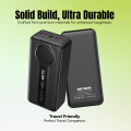 Ultima Boost 30K Pro 30000mAh Powerbank with 22.5W Fast Charging | Multi Layer Fire Protection | LED Display | 4 Ports |  Supports PD, QC3.0, Universal Compatibility | 2 Way Charging | ChargeSafe technology Power bank. 