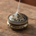 Dragon Phoenix Pocket Hollow Out Incense Stick Burner Brass Incense Holder Buddh ZH. 