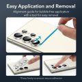 ESR Samsung Galaxy S24 Ultra Camera Lens Protector Individual Lens Protectors Scratch-Resistant Ultra-Thin Tempered Glass. 