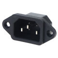 AC-04 Socket 250V 10A 3-pin With Ears For Electric Car Computer Power SocketA JUE. 