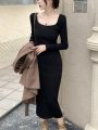 New Long Bodycon Full Sleeve Dress For Women. 