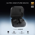 Ultima Aura Earbuds, Hi-Res Audio Certified with Sony LDAC, Multi-Function Rotating Crown with in App Customization, 6 Mic Crystal Clear Audio & Hybrid ANC up to 50 dB, App Support, Multi-Point Connectivity, (10 Mins = 180 Mins Playtime), 3D Audio, Bl 5.4. 