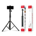 JMARY MT-39 153cm Selfie Stick Tripod | Heavy Duty Aluminum Phone & Camera Stand | Extendable with Bluetooth Remote & Phone Clip. 