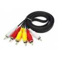 1.5M RCA Cable|RCA to RCA Cable, 3RCA Male to 3RCA Male Stereo Audio Video Cable Composite Audio Video Av Cable. 