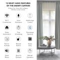 Smart Motorized Curtain Kit, Wi-Fi Automatic Curtain Rail System, App Control, Remote control Compatible with Alexa & Google Assistant.. 