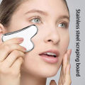 Face Guasha Scraper Stainless Steel Gua Sha Massager Body Neck Back Stress Relief Beauty Tool Skin Scraping Lymph Detox Massage. 