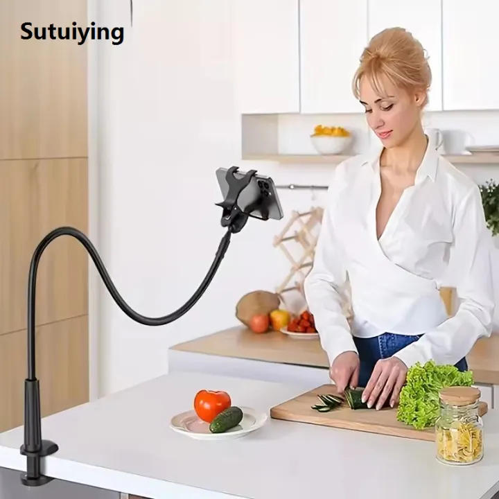 Sutuiying%201PC%20Live%20Bracket%20Lazy%20Overhead%20Bedside%20DesktopMobile%20Phone%20Overhead%20Luxury%20Clamp%20Bracket%20Flexible%20Long%20Arm%20Lazy%20Person%20Bracket%20-%20Image%204