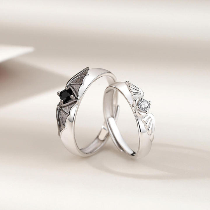 Durable%20Angel%20&%20Demon%20Couple%20ring%20Detailed%20Stylish%20Unique%20Fashion%20trend%20index%20finger%20ring%20Adjustable%20Fashionable%20Male%20&%20female%20pair%20for%20Fashion%20accessories%20Couple%20jewelry%20Party%20wear%20Gift%20for%20loved%20-%20Image%209