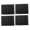 FORIDE 4X Silicone Pan-Non-Stick Perforated French Bread Pan Forms,Hot Dog Molds , Baking Liners Mat Bread Mould. 