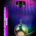 Disco Ball Decor with Light and Disco Ball-Battery Powered Disco Ball Light, Christmas Party, DJ Club Party Supplies Easy to Use. 