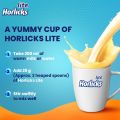 Lite Horlicks Nourishment for Active Adults, No Added Sugar, 450gm. 