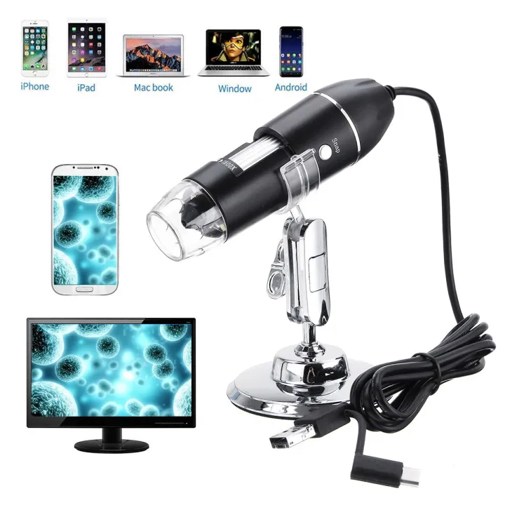 Tools%201600X%20Portable%208%20Led%20Light%20Adjustable%20Dimmer%20Practical%20Hand%20Held%20Microscope%20Computers%20Real-Time%20Video%20Inspection%20Digital%20Microscope%20-%20Image%204