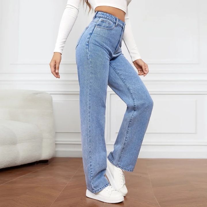 Baggy Straight Jeans For Women - Multisize | Fashion | Jeans For Women | Pants For Women | Women'S Wear |  SL