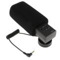 Mic-03 Stereo Recording Microphone 3.5Mm Mic For Dslr Camera Camcorder Dv. 