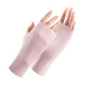 Sunscreen gloves D149 women's summer thin UV protection manicure outdoor electric bike cycling breathable half finger sunscreen upgrade. 