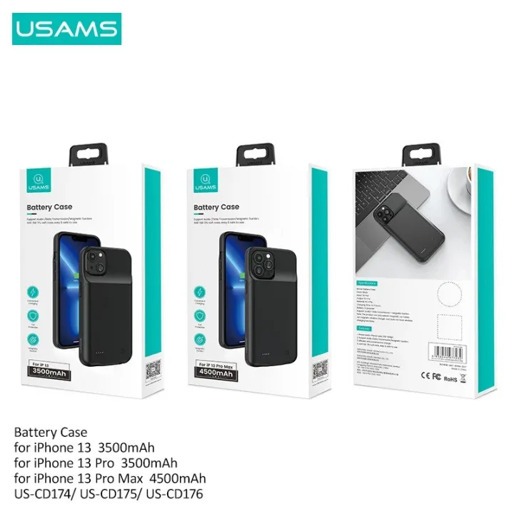 USAMS%20Portable%204500mAh%20Battery%20Charger%20Case%20for%20iPhone%2013%20Pro%20Max%20Power%20Bank%20Case%20Safe%20Stable%20Charging%20Case%20Protector%20-%20Image%203
