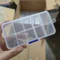 Plastic Box For Storing Jewelry, Beads, Screws, Small Parts. Transparent Storage Box Container. 10 Compartments. Perfect For DIY Projects.. 