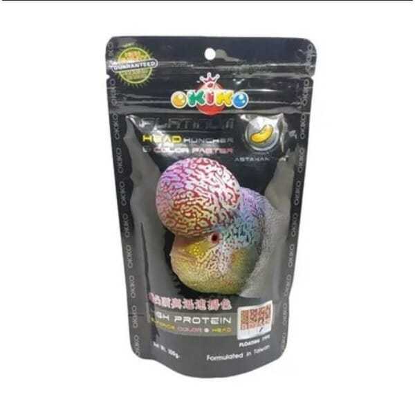 Okiko Platinum Head Huncher & Color Faster Large Pellet 100gm By HAMROPETS