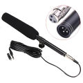 Super Uni-Directional Professional Boom Microphone for DSLR, Video Cameras, Interviews & Journalism. 