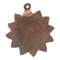 Copper Surya Devta Wall Hanging Height 3 Inches 75Gram. 