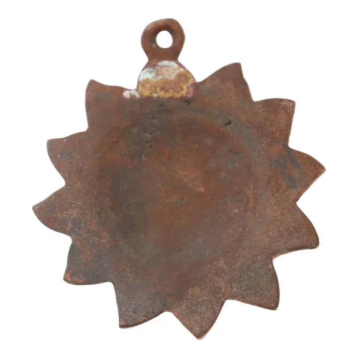 Copper%20Surya%20Devta%20Wall%20Hanging%20Height%203%20Inches%2075Gram%20-%20Image%203