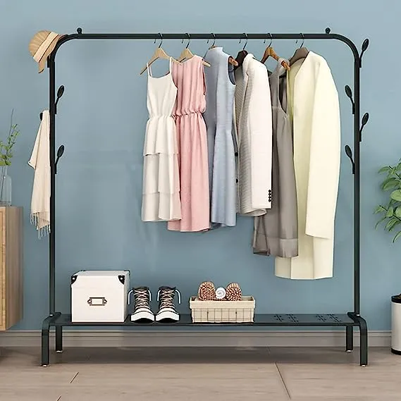 Iron%20Coat%20Rack/Clothes%20Hanger%20Single%20Rod%20Stand,%20Full%20Body%20Iron%20-%20Image%203