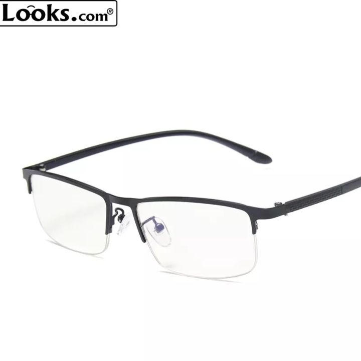 Black%20Metal%20Frame%20Rimless%20Casual%20Formal%20Blue%20Ray%20Cut%20%20Premium%20Computer%20Glasses%20-%20Image%203