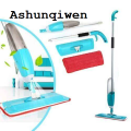 Ashunqiwen Hot Selling Healthy Spray Mop with Removable Washable Cleaning Microfiber Pad 360 Degree Spin Head Flat Floor Cleaner Water Spray Mop - 350ML. 