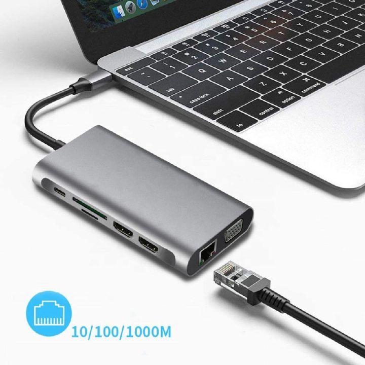 12%20in%201%20USB%20C%20Hub%20To%20Type%20C%20USB%203.0%20USB%202.0%204K%20HDMI%20VGA%20TF%20SD%20Card%20Reader%20Gigabit%20Ethernet%20LAN%20RJ45%20Audio%20Adaptor%20-%20Image%203