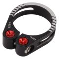Durable Aluminum Alloy Bike Seat Post Clamp Adjustable Hollow Lock Mountain Road Bike Seat Post Clamp CNC Machined Lightweight Quick Release Bicycle Seatpost Clamp Bike Upgrades. 