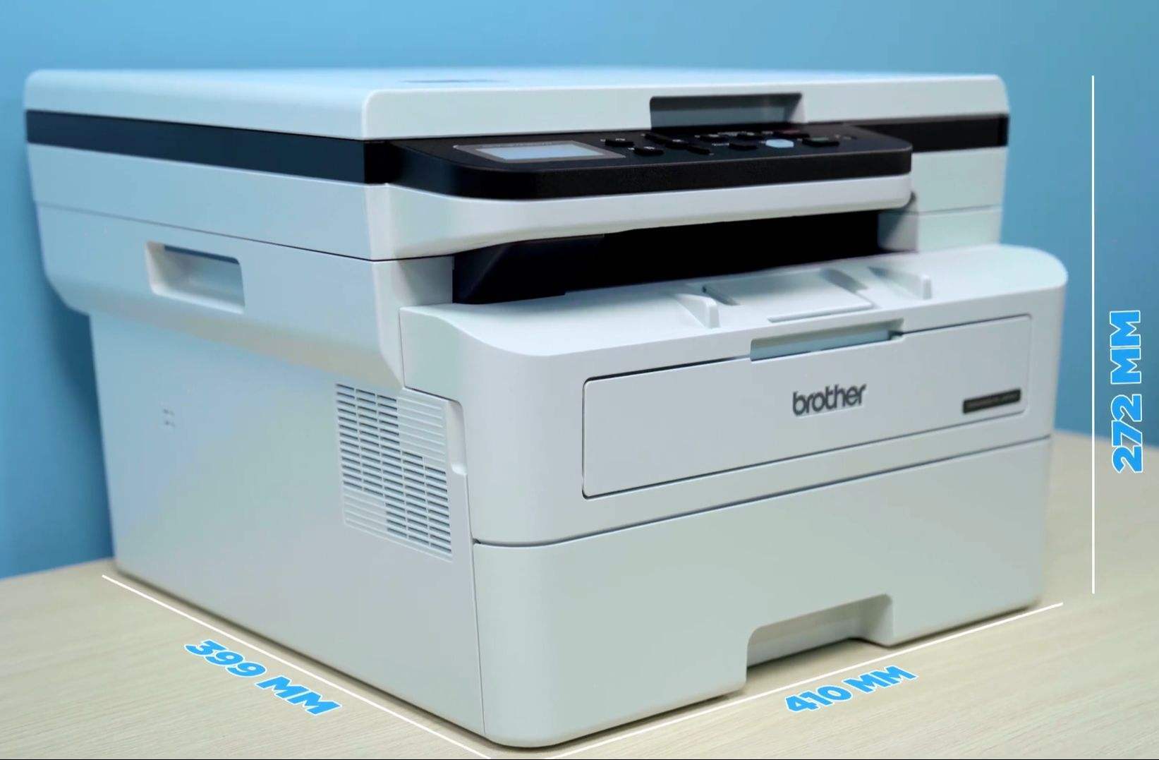 Brother DCP-B7620DW 3-in-1 Mono Laser Printer (Print, Copy, Scan) Automatic Double-Sided Printing White