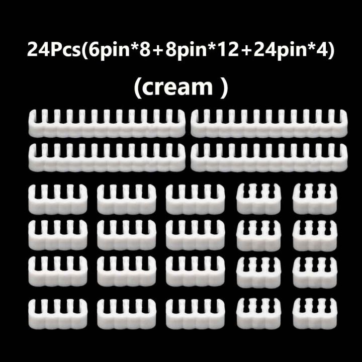 24Pcs/Set%20Cable%20Comb%20Clamp%20Cables%20Clip%20Organizer%20ATX%2024Pin%20CPU%208Pin%206Pin%20Computer%20Wire%20Management%20Clip%20Sleeved%20Cable%20Manager%20-%20Image%202