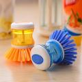 Home Kitchen Washing Tool Plastic Pot Pan Dish Bowl Cleaning Brush Scrubber. 