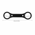 Durable Aluminium Alloy Bottom Bracket Wrench 16 24 Notch Black Bracket Spanner 44mm 46mm Hollow Crankset Tool for Mountain and Road Bikes. 