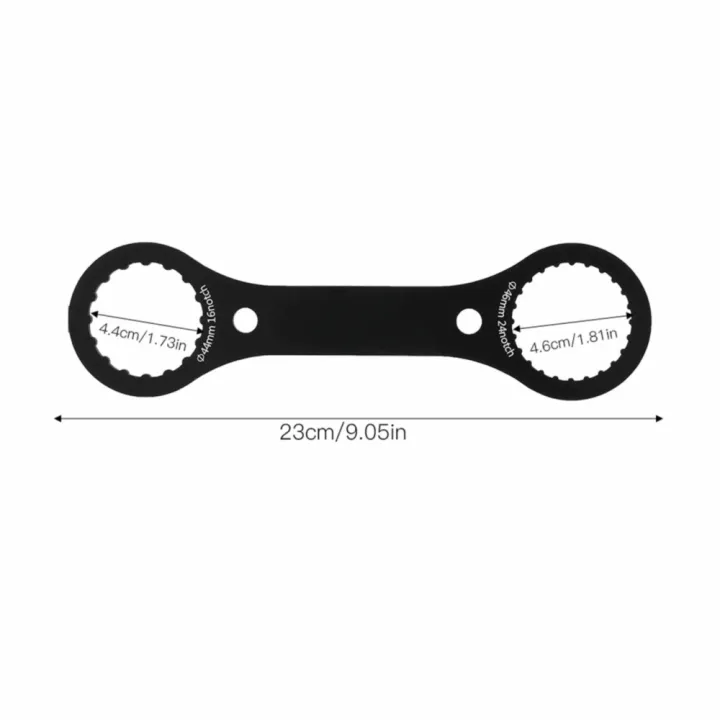 Durable%20Aluminium%20Alloy%20Bottom%20Bracket%20Wrench%2016%2024%20Notch%20Black%20Bracket%20Spanner%2044mm%2046mm%20Hollow%20Crankset%20Tool%20for%20Mountain%20and%20Road%20Bikes%20-%20Image%203