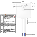 NCANRUI Tuya ZigBee Smart Thermostat for Pilot Wire Heating Radiator Support Electricity Monitoring Remote Control. 