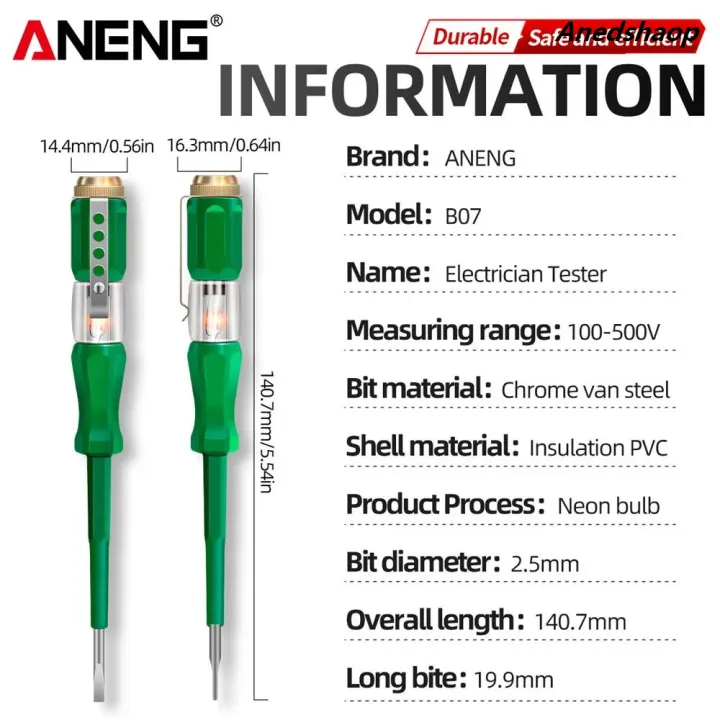 Mengshan2025%20New%20Portable%20Voltage%20Indicator%20Non-contact%20Insulation%20Test%20Pen%20Neon%20Luxury%20Bulb%20Screwdriver%20Voltage%20Tester%20for%20Live/Null%20Wire%20Judgment%20-%20Image%207