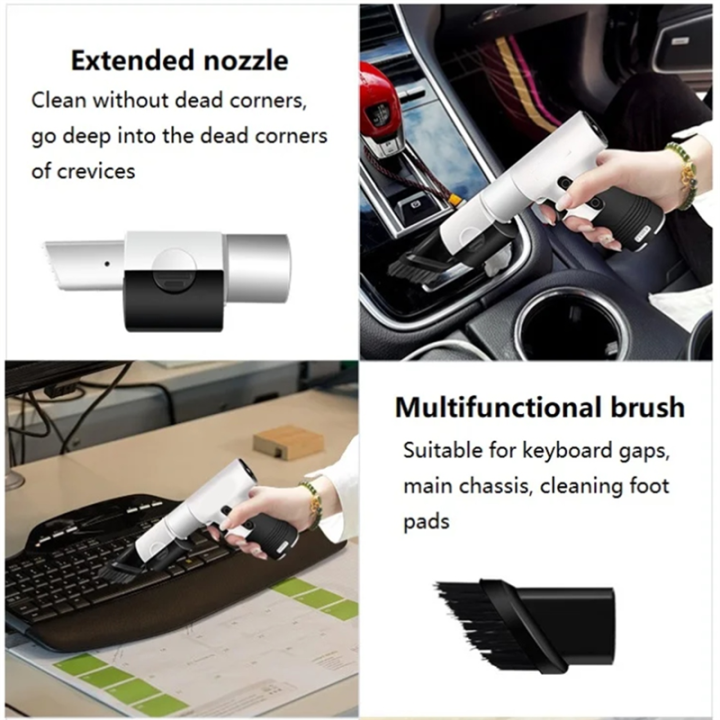 Car%20Mini%20Vacuum%20Cleaner%20PC%20Air%20Blower%20Cleaning%20Multifunction%20Brush%20Turbo%20Fan%20Rechargeable%20Dust%20Barbecue(Yellow)%20Easy%20Install%20-%20Image%202