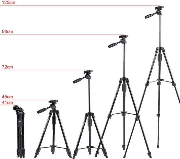 Yunteng%205208%20Aluminum%20Light%20Weight%20Tripod%20With%20Bluetooth%20Remote%20For%20Smartphone%20Model:%20YUNTENG%20VCT%20-%20Image%203
