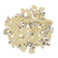 OUMERY 50 pieces KF2510-3P 2.54mm PCB header 3-Pin connector Crimp Terminal Housing. 
