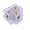 Car Audio Amplifier Power Distribution Block 1 in 2 Out Way Power. 