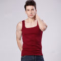 Men's Vest Summer Men's Pure Cotton Vest I-shaped Vest Men's Hurdle Sports Sleeveless Thick Thread Square Collar Vest. 