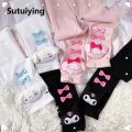 Sutuiying 1Pair Sanrio Cute Mittens Lovely Fingerless Gloves For Women Girls Summer Sun Protection Sleeves Cosplay Halloween Party Mittens. 