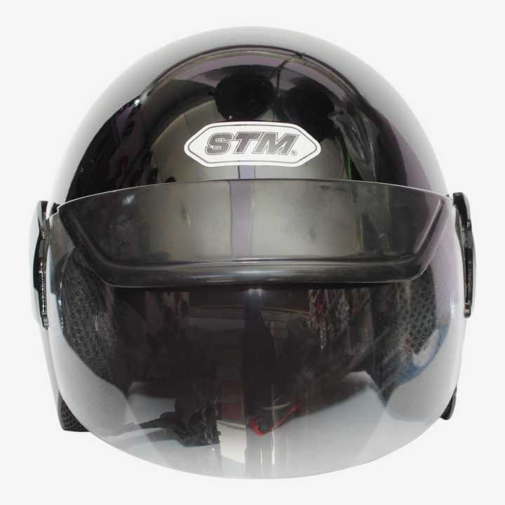 STM  Single Visor Half Helmet