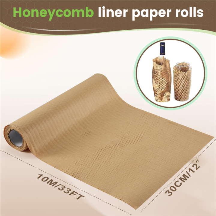 1%20Roll%20Recycled%20Packing%20Paper%2012Inch%20x%2033FT%20Eco%20Honeycomb%20Paper%20for%20Moving%20Packaging%20Wrap%20Recyclable%20Cushion%20Material%20-%20Image%202