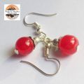 Karkimurphy Earrings Jhumka Beaded Cherry Drop Earrings For Women. 