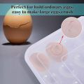 NAMUNY Egg Container, Refrigerator Deviled Egg Tray Carrier with Lid for 60 Eggs - Plastic Fridge Stackable Portable 2 Pack. 