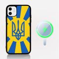 Ukraine Flag Ukrainian girl Phone Case Magesafe Magnetic Wireless Charge Case For iPhone 11 12 13 14 15 Pro Max Plus Mini. 
